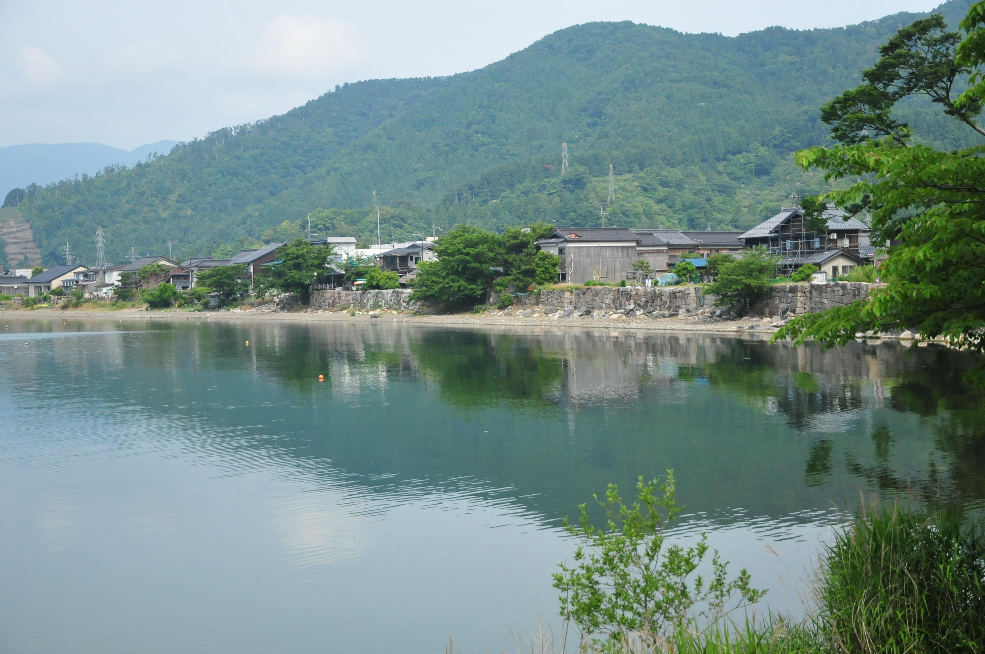 海津の石積み