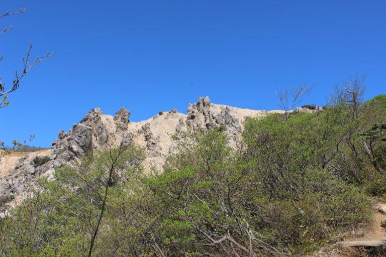 高島トレイル 圧巻の明王の禿と赤坂山